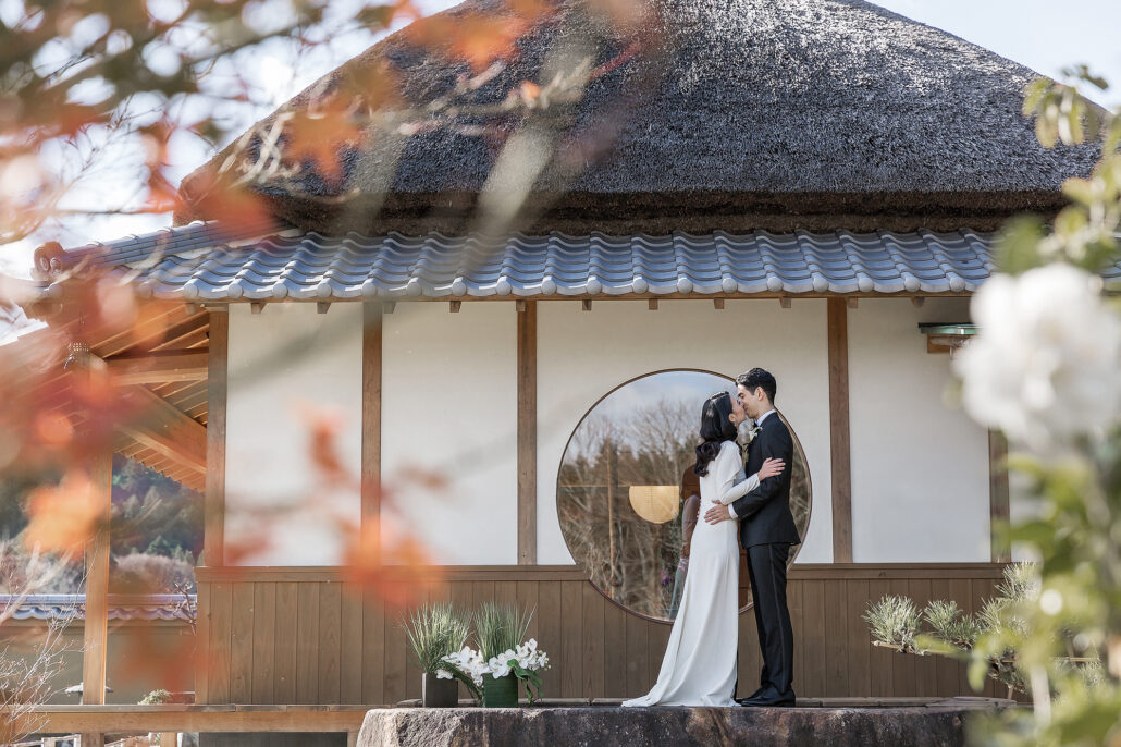 Luxury elopement at a traditional Japanese venue near Nara
