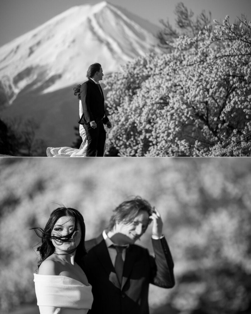 Japan spring wedding photography