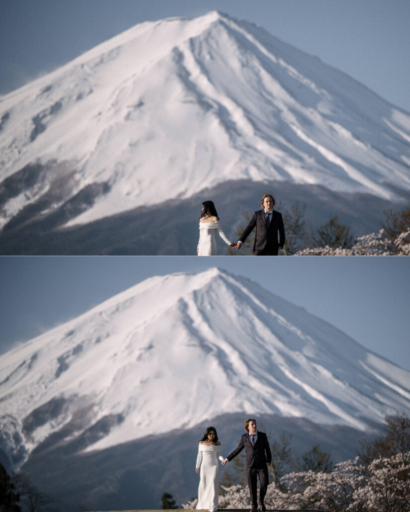 Fuji Five Lakes elopement location