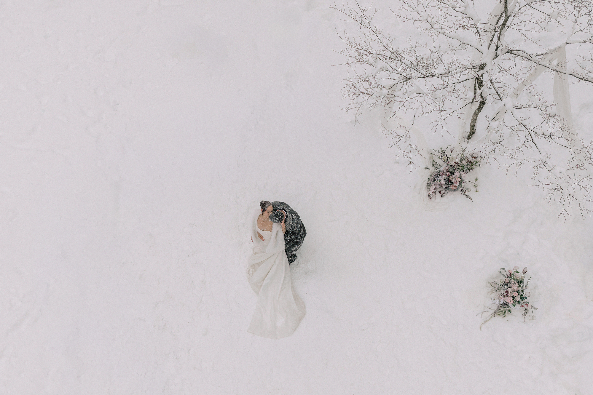 Hakuba winter wedding