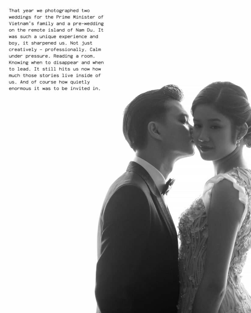 37 Frames wedding photography in 2016, early destination weddings and evolving editorial style